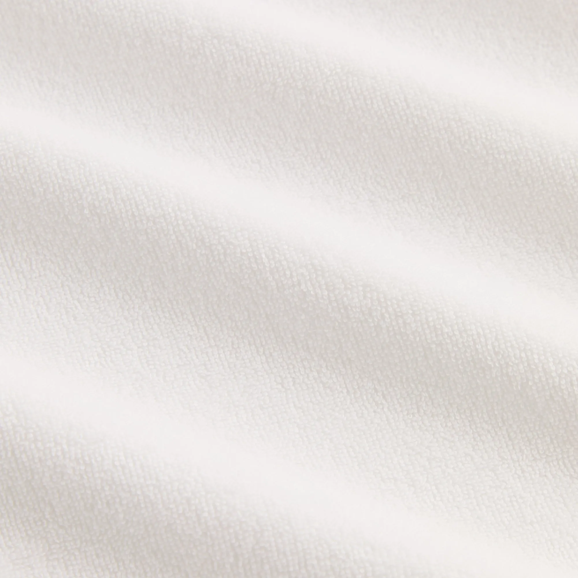 Kith Plush Terry Leo Polo - White Non Iron Finish
