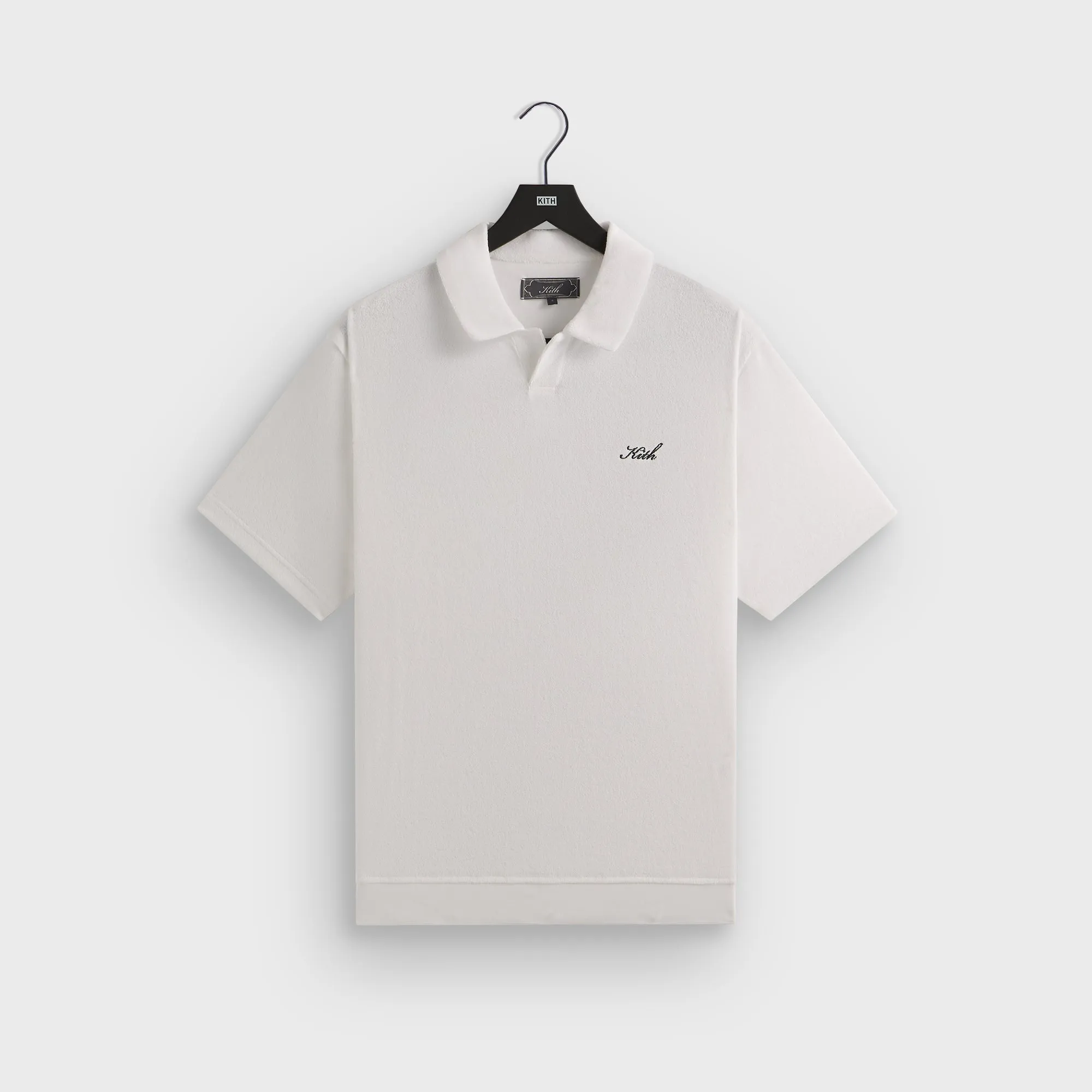Unstructured Hem Office To Dinner Kith Plush Terry Leo Polo - White