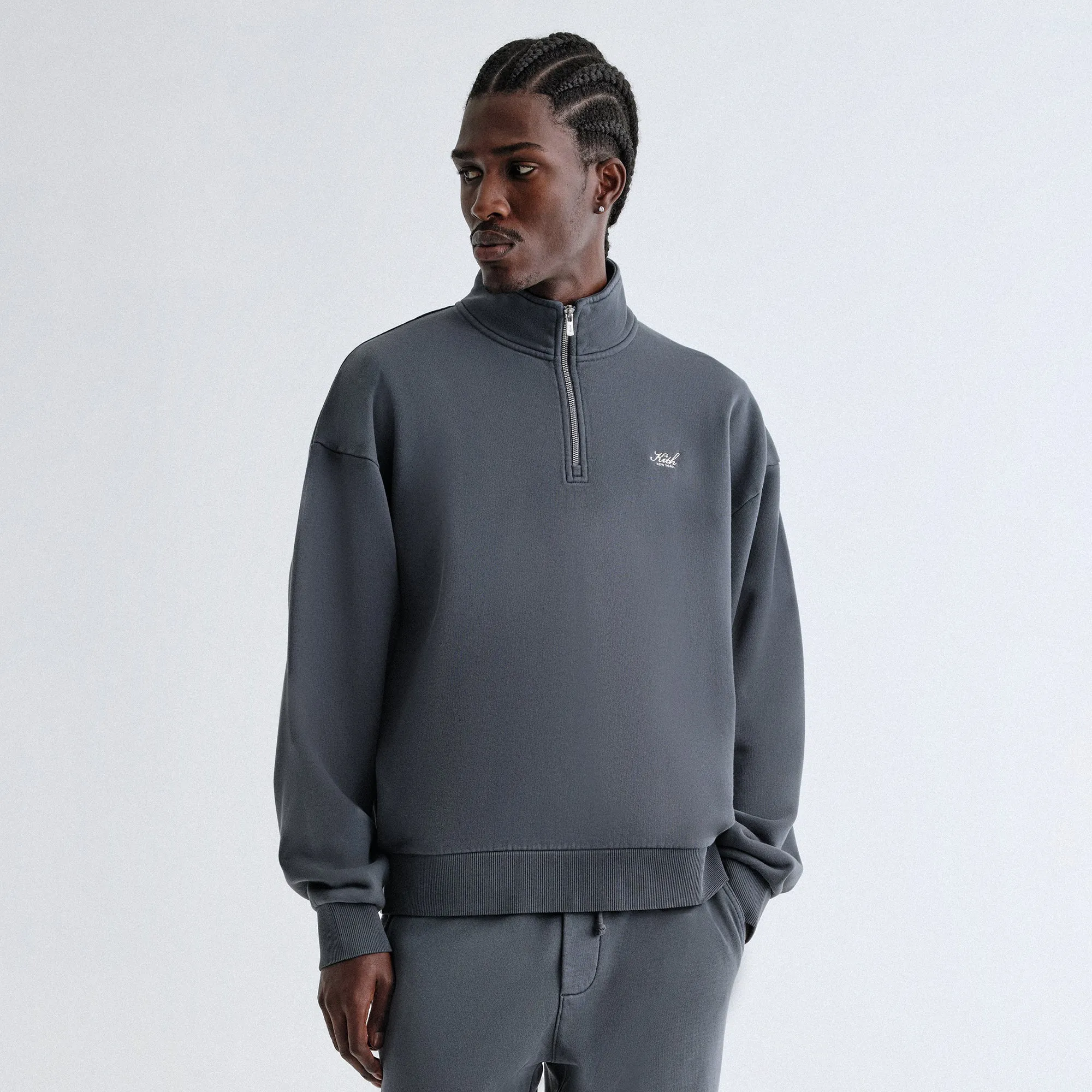 Kith Quarter Zip Nelson Pullover - Simple Eco Friendly Production NoiseFreeFabric
