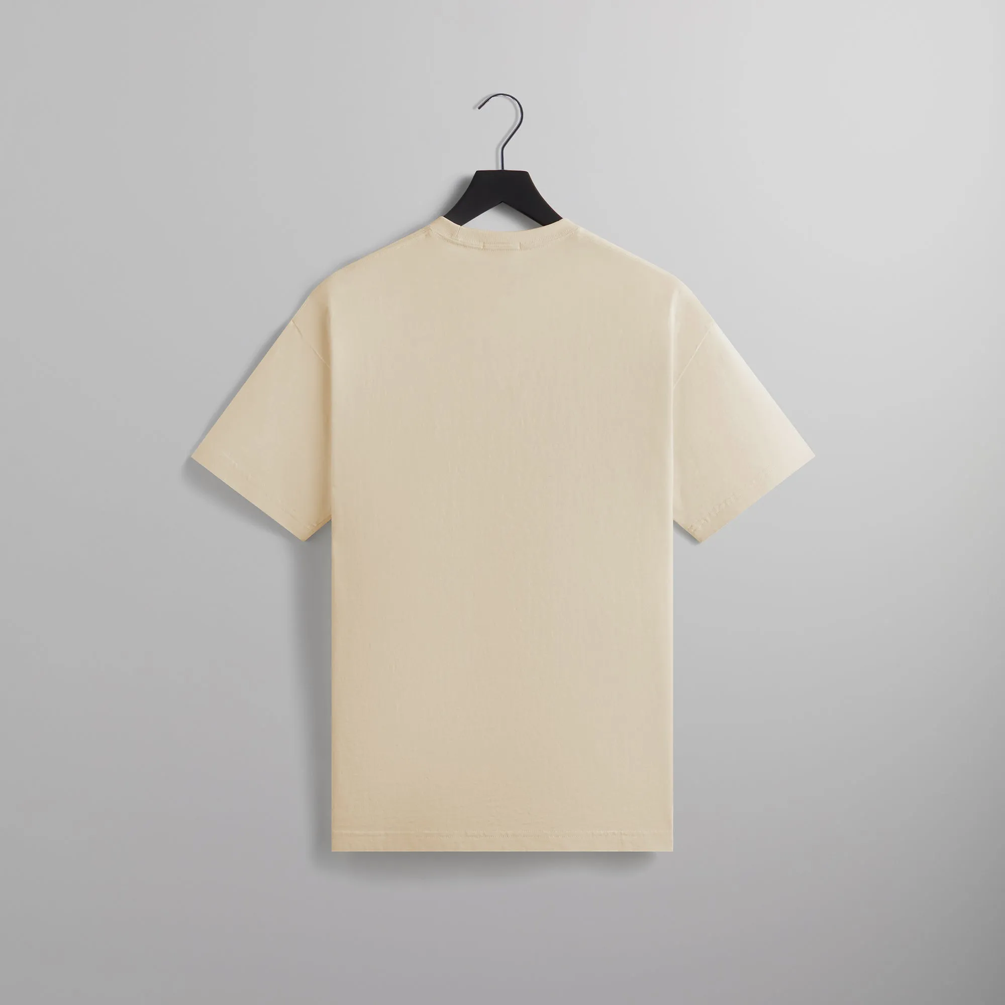 Kith Rose Serif Tee - Sandrift Comfortable And Versatile