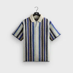 Kith Short Sleeve Keyon Crochet Pullover - Multi WrinkleResistant Finish Fashionable Fit