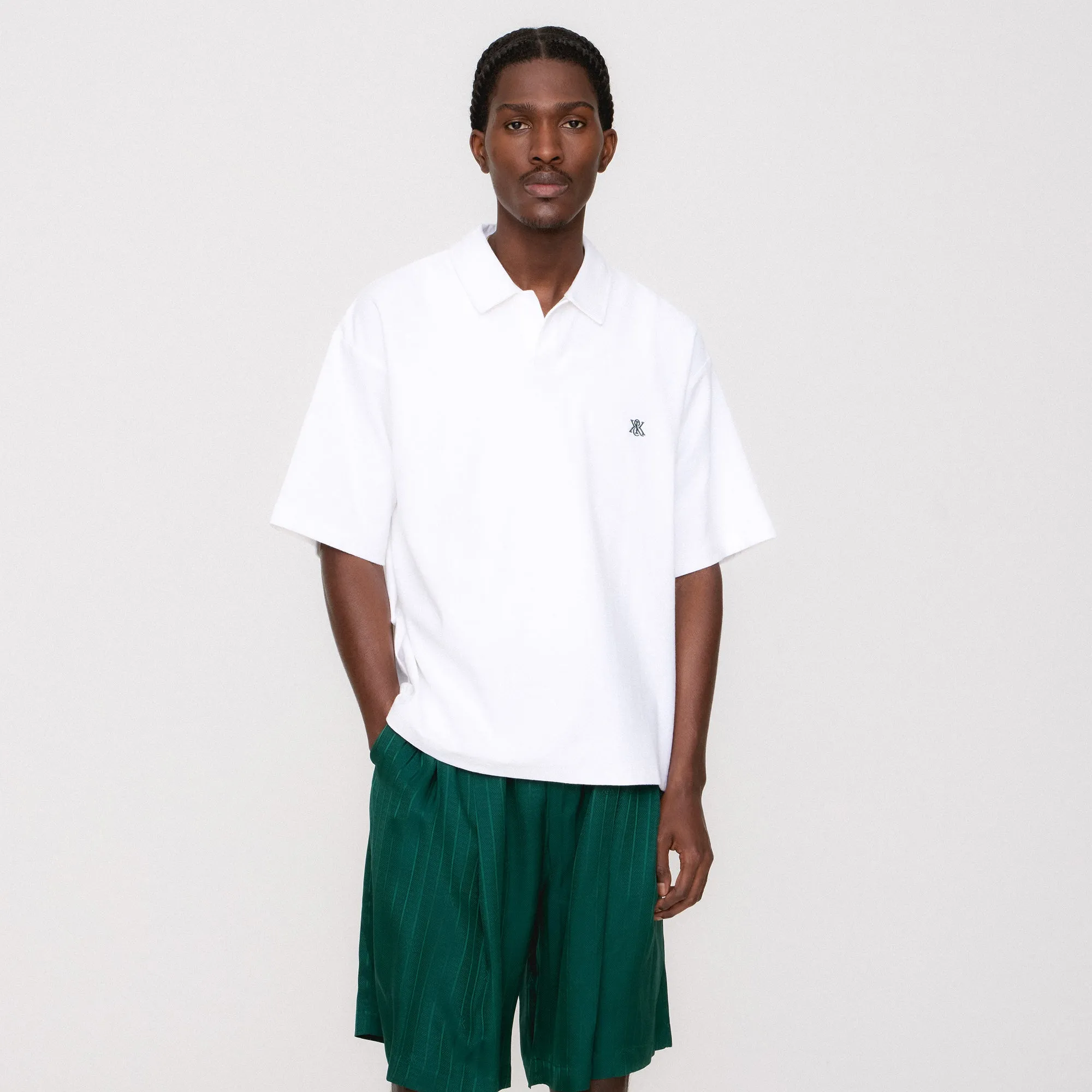 Breathable Shirt Kith Short Sleeve Nelson Pullover - White