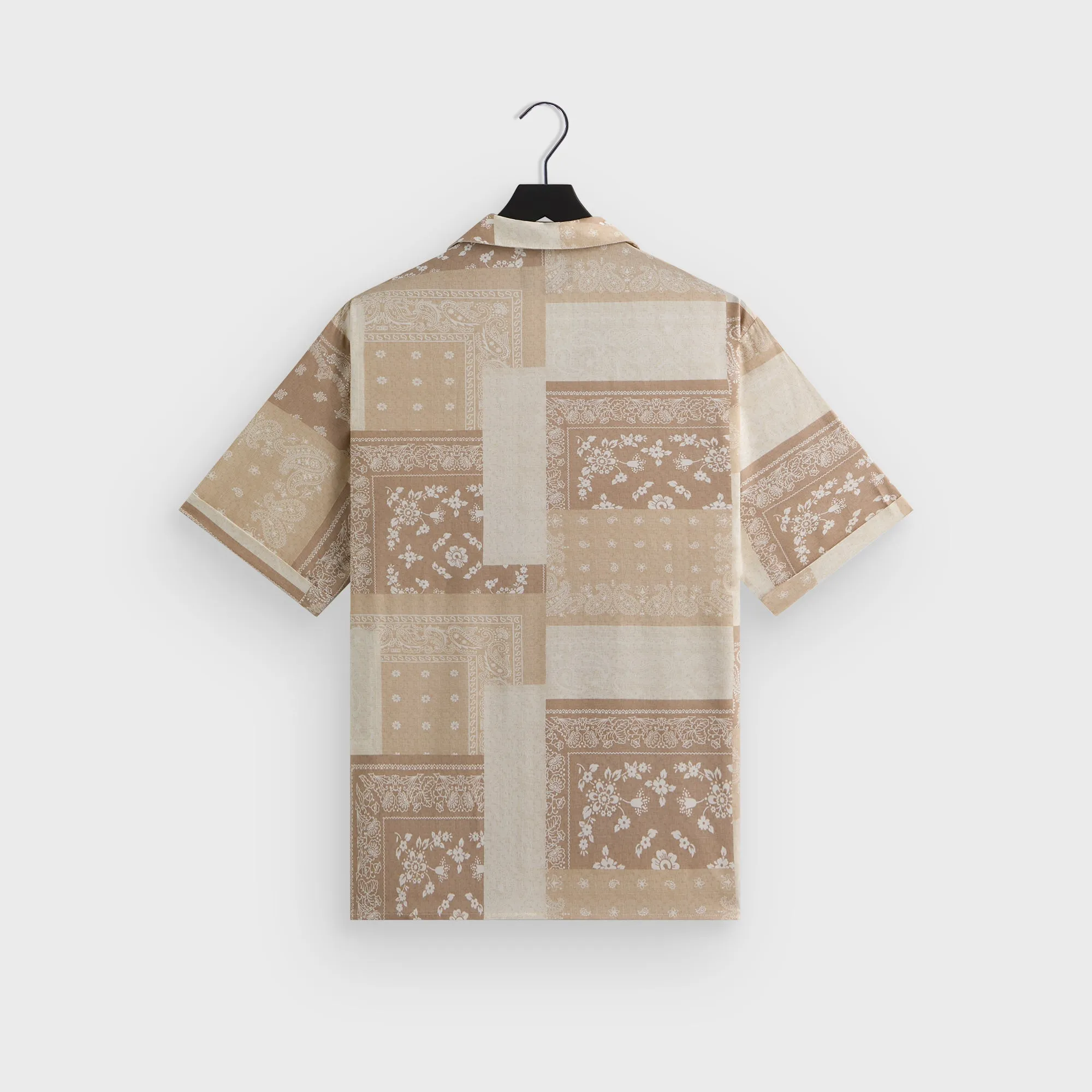Kith Silk Lyocell Bandana Reade Shirt - Canvas Classic Color