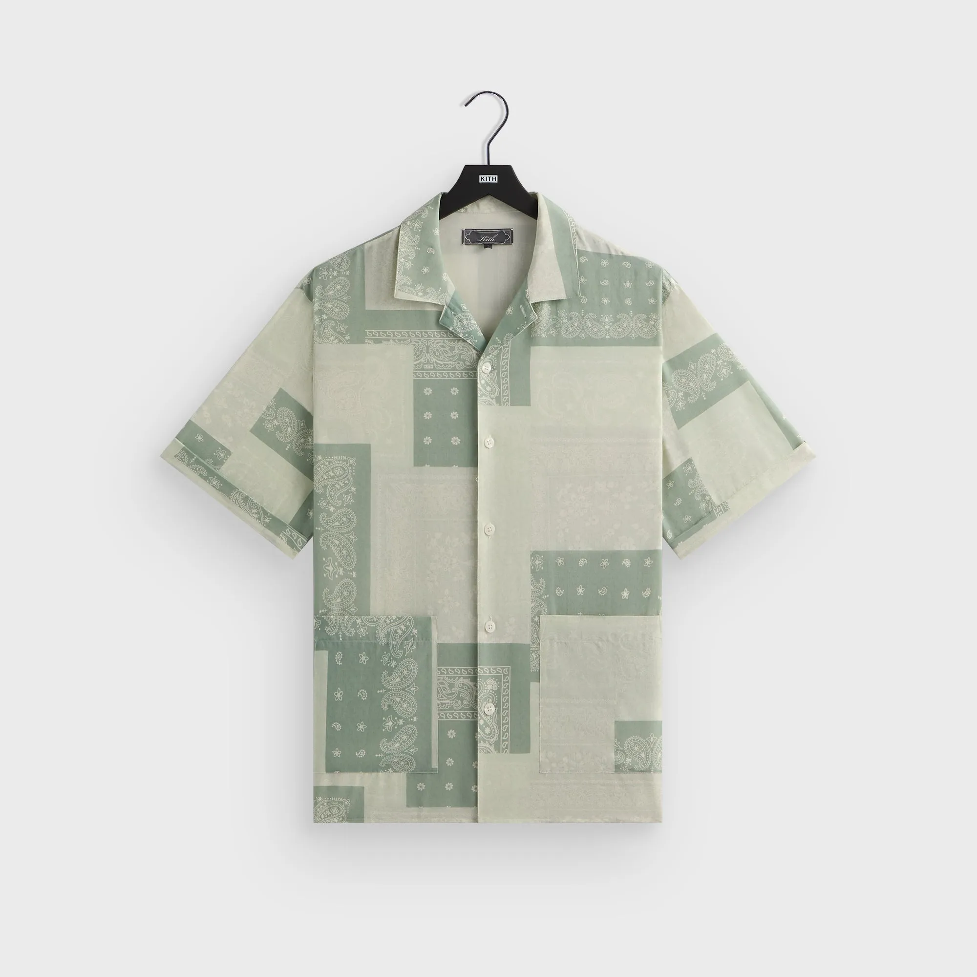 Spring Break Wrinkle-Resistant Kith Silk Lyocell Bandana Reade Shirt - Realm