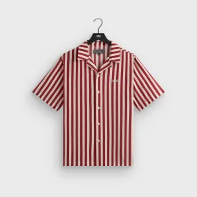 Tall Length Kith Striped Thompson Camp Collar Shirt - Allure
