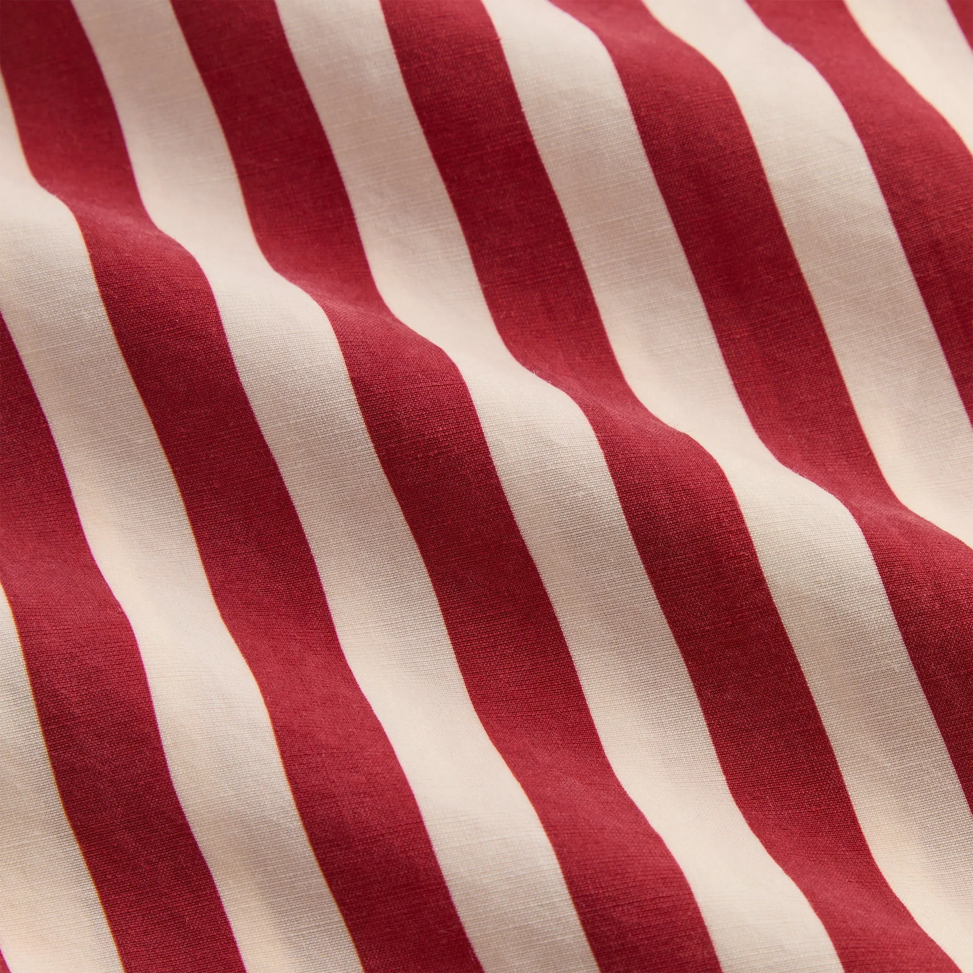 V-neck style Mature appeal Kith Striped Thompson Camp Collar Shirt - Allure