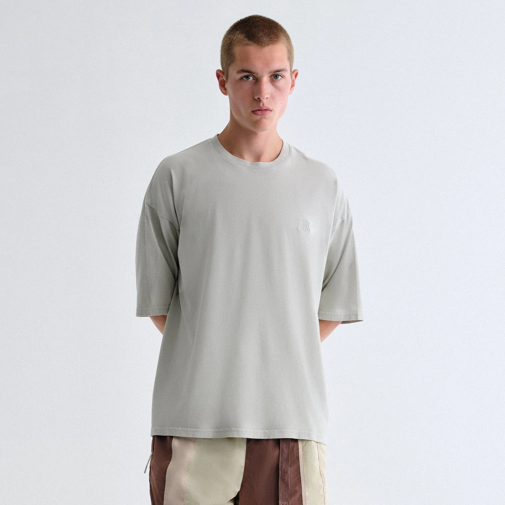 Kith Sueded Jersey Bishop Tee - Culver Active Trend Look Fresh Look