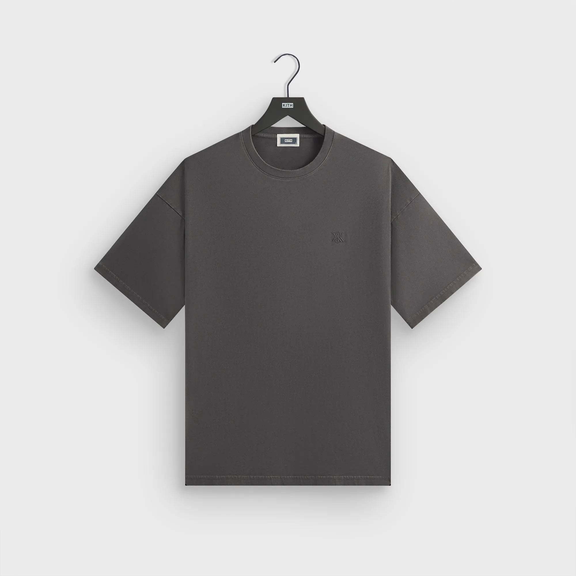 Versatile Style Kith Sueded Jersey Bishop Tee - Hematite