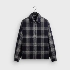 Kith Textured Plaid Deon Shirt - Nocturnal Beach Wear Two Tone Stitching