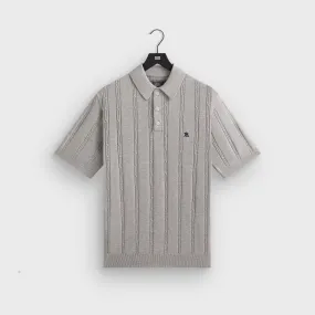 Kith Tilden Polo - Light Heather Grey Summer Fashion
