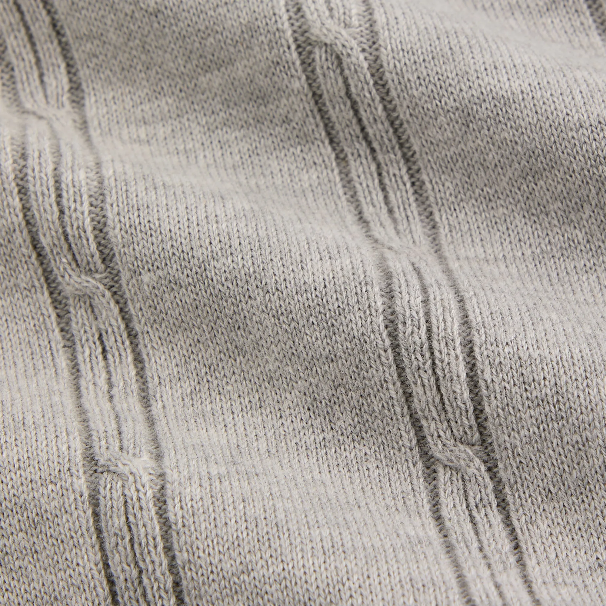 Kith Tilden Polo - Light Heather Grey Holiday Outfit Business Lunch