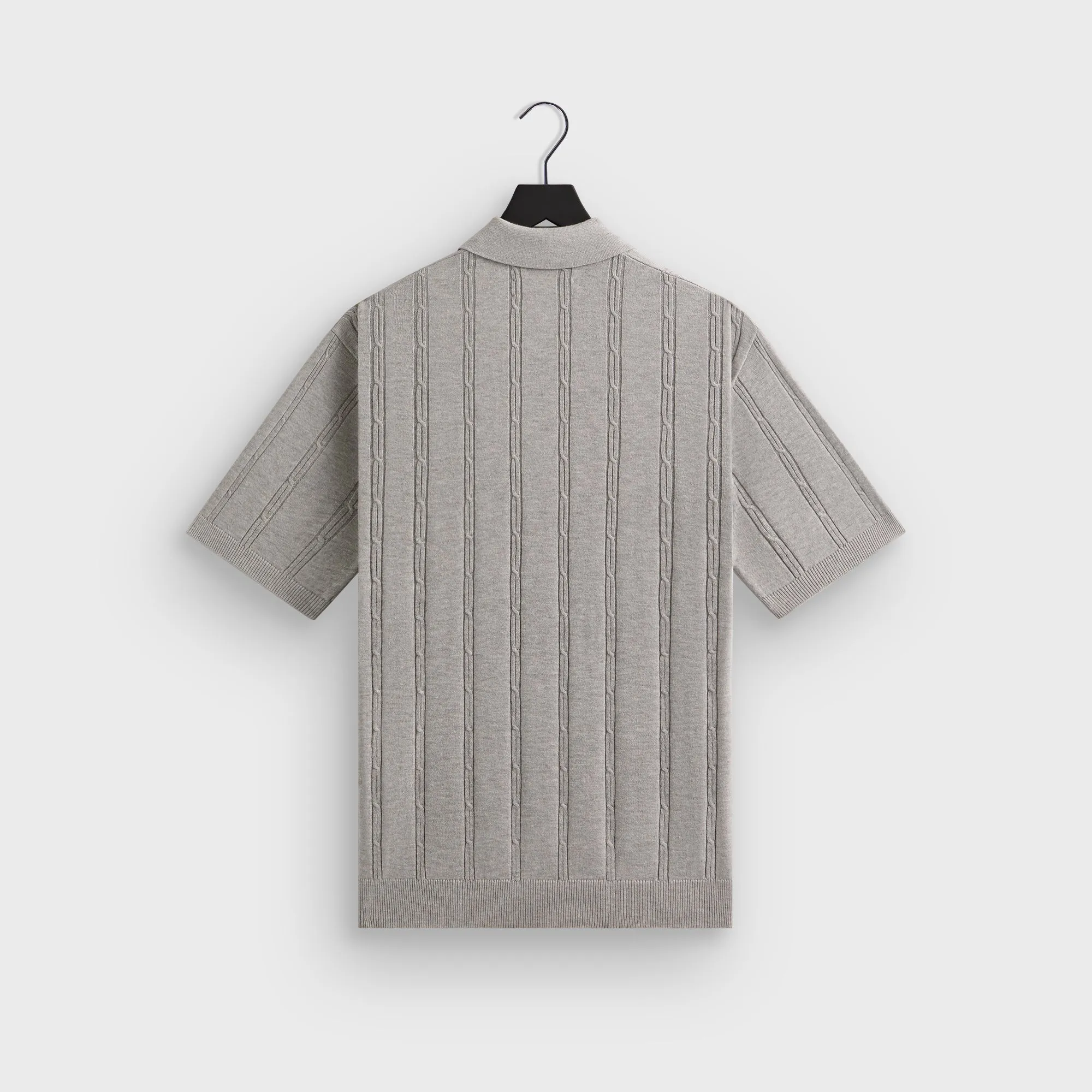 Summer Business LowProfile Seam Tape Kith Tilden Polo - Light Heather Grey