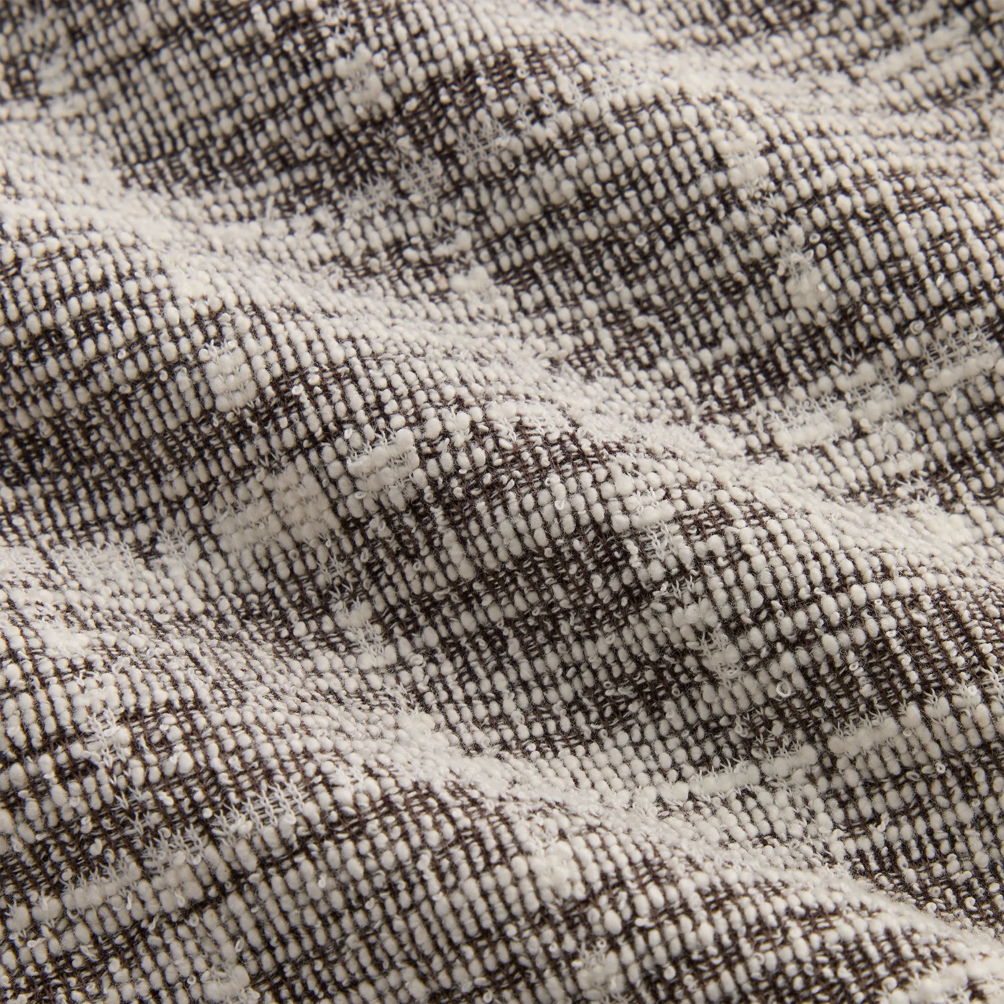 Tropical theme Kith Tweed Short Sleeve Thompson Crossover Shirt - Kindling