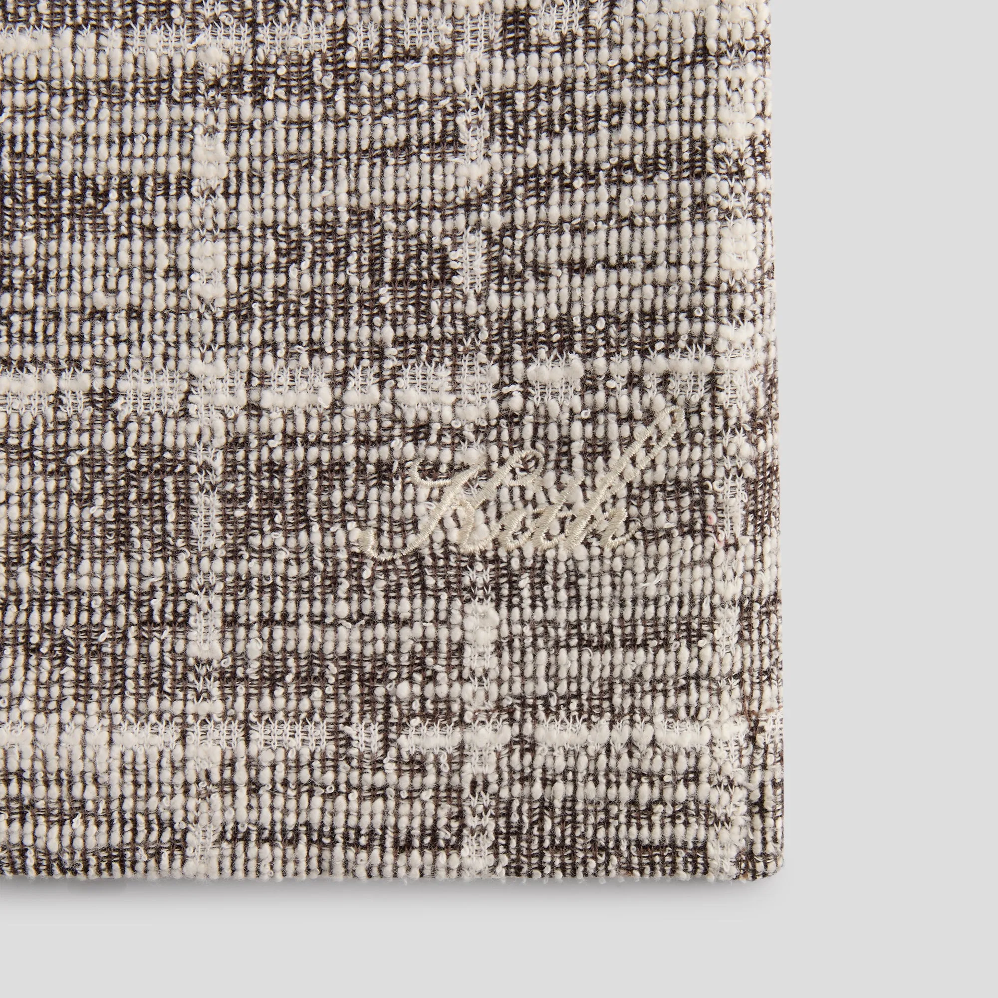 Kith Tweed Short Sleeve Thompson Crossover Shirt - Kindling Smart Casual