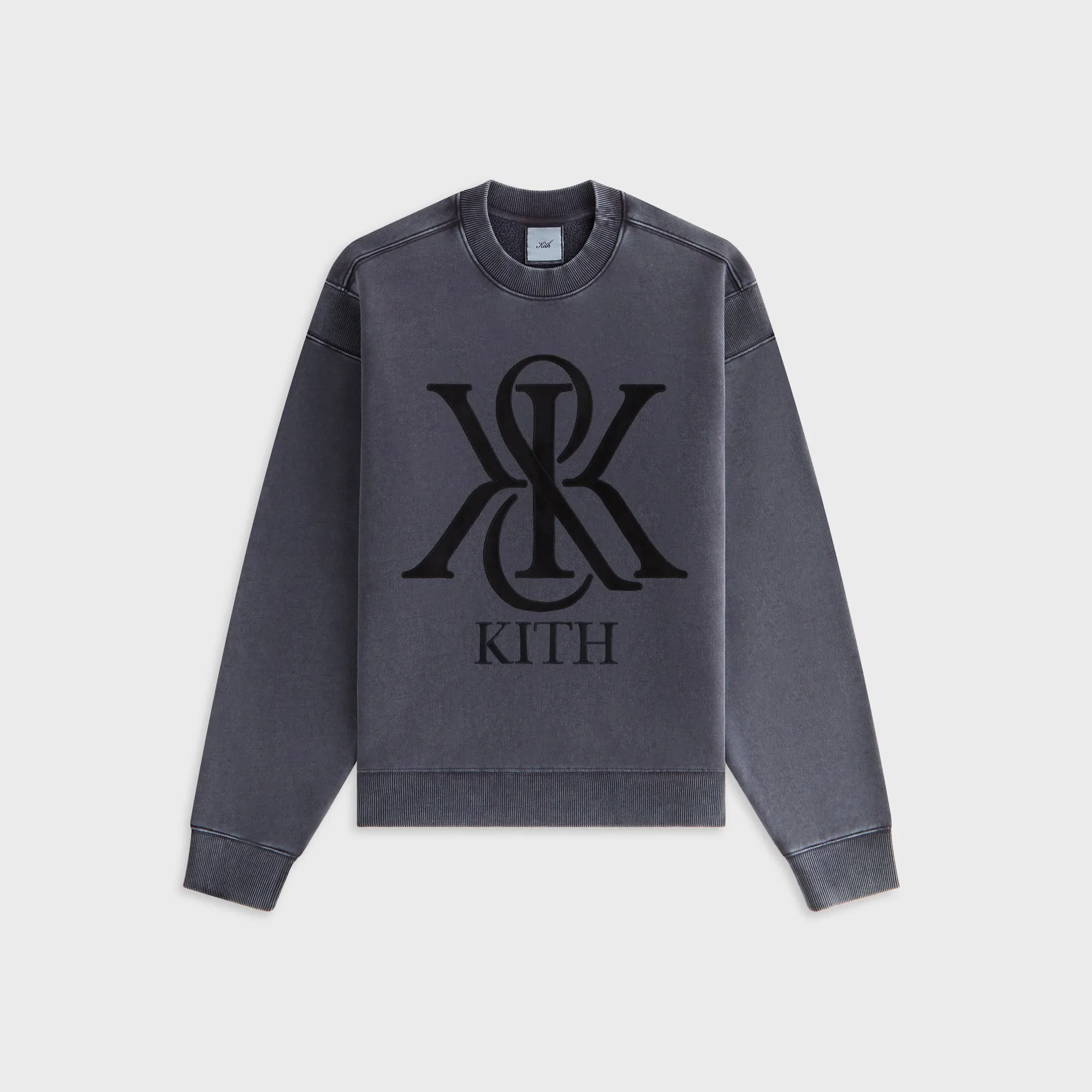 Kith Women Asher III Crest Crewneck - Black Weekend Ready