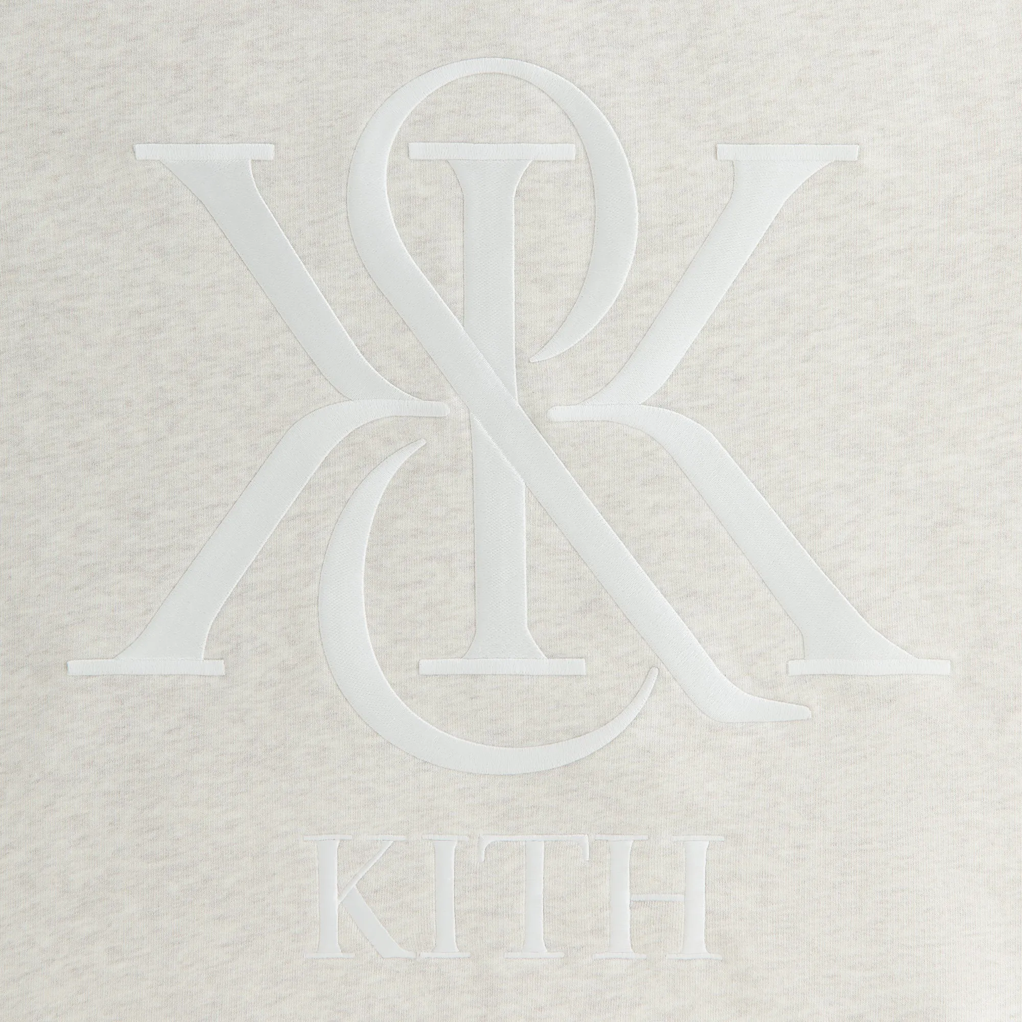 Kith Women Asher III Crest Crewneck - Sandy Heather product concert wearability Classic Layer