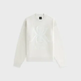product eco friendliness level Kith Women Asher III Crest Crewneck - Sandy Heather