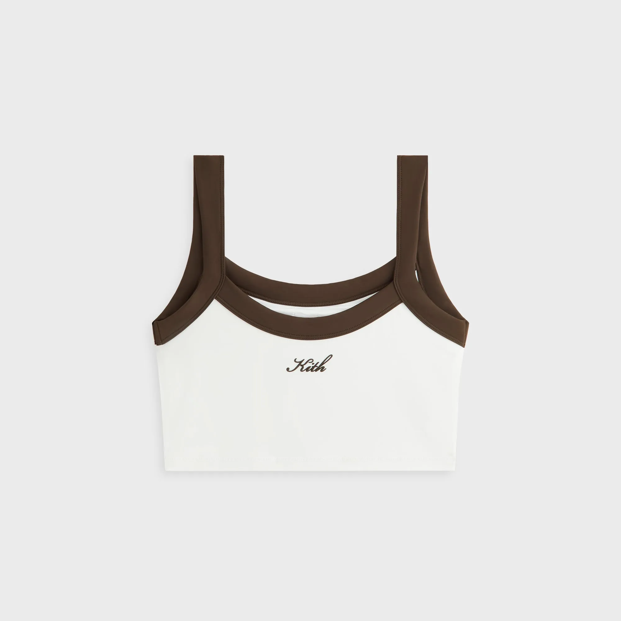 High Quality Kith Women Blocked Terra Active Tank - White