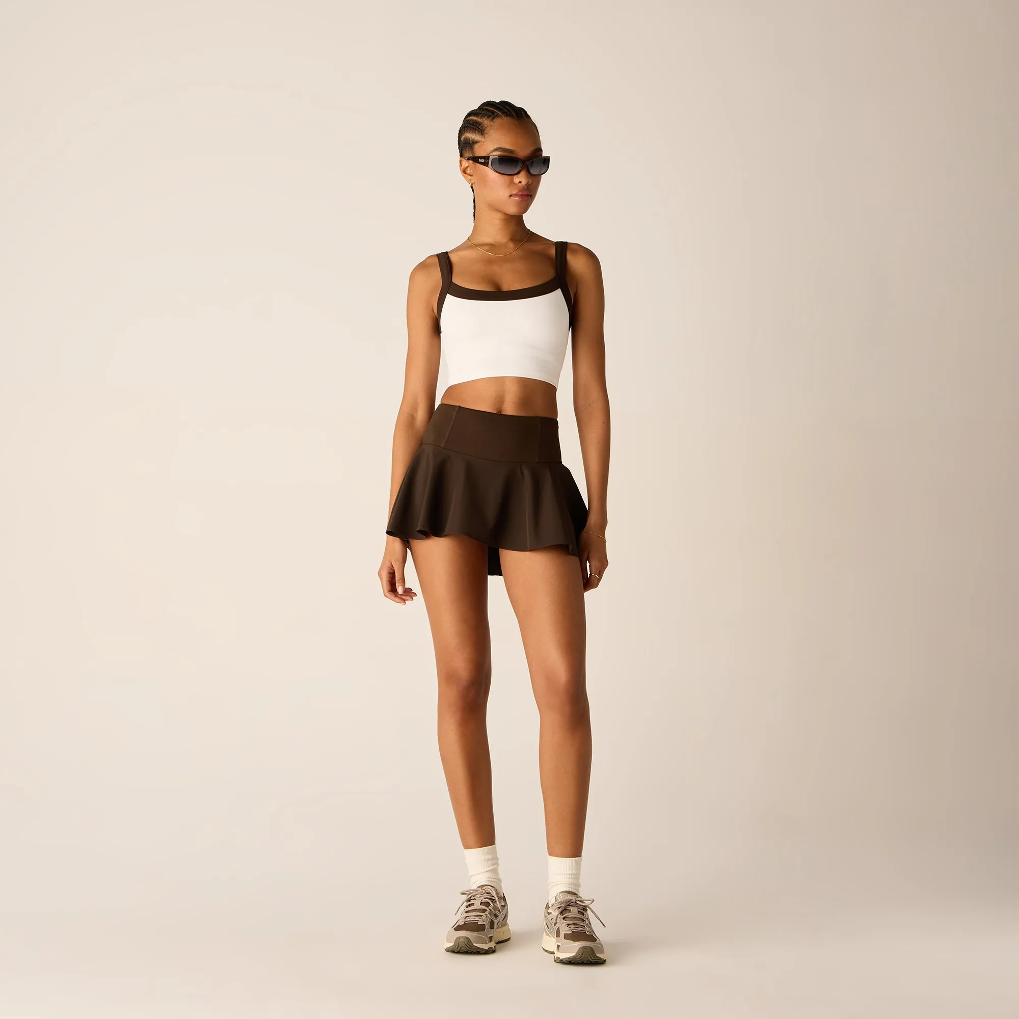 Kith Women Blocked Terra Active Tank - White Low - end short - term storage