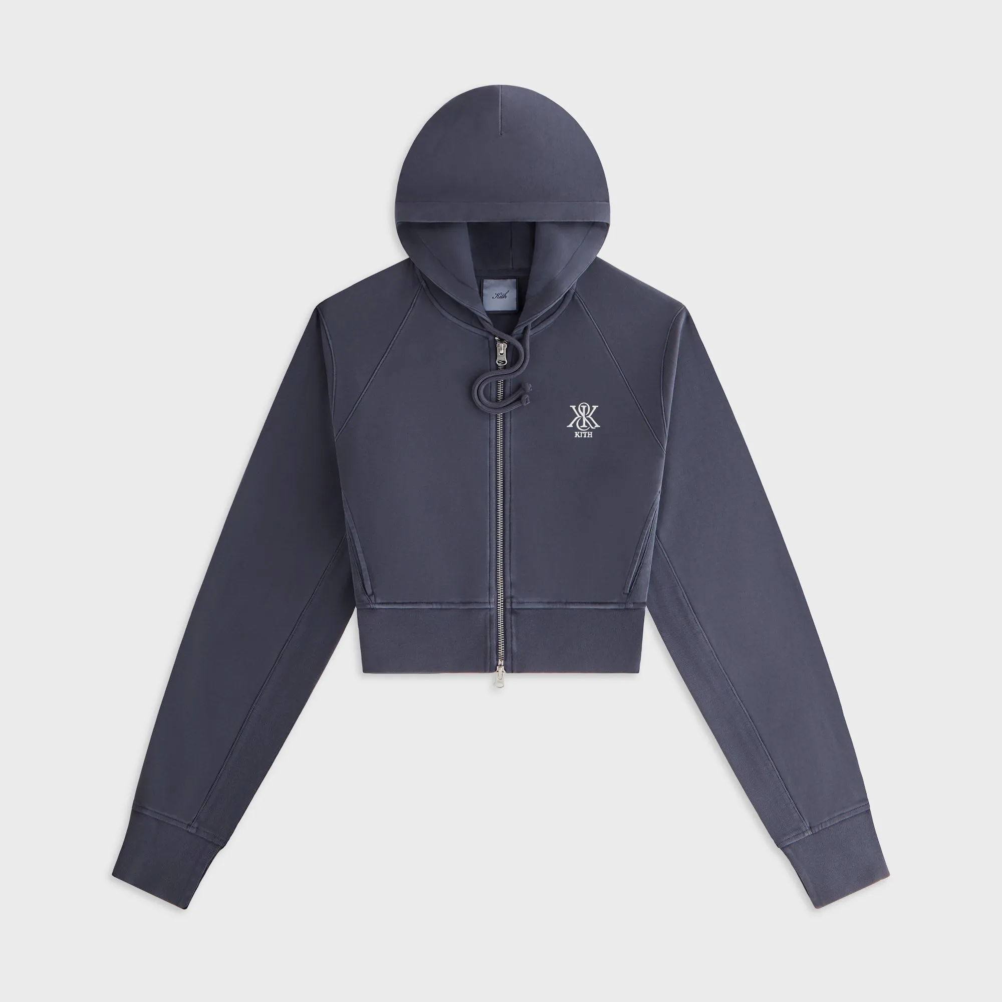 Kith Women Davin Cropped Hoodie - Trench suitable for cycling