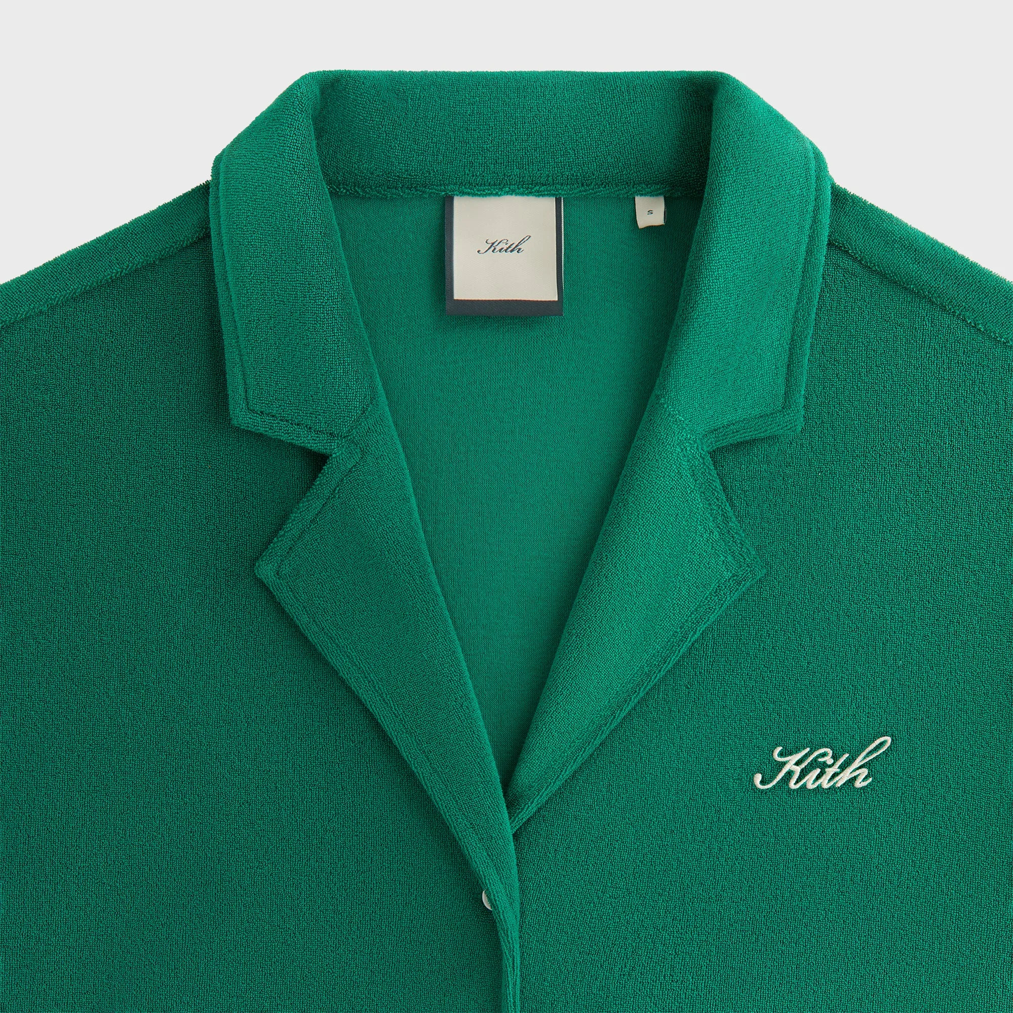 Flexible Material Kith Women Elena Towel Terry Shirt - Newt