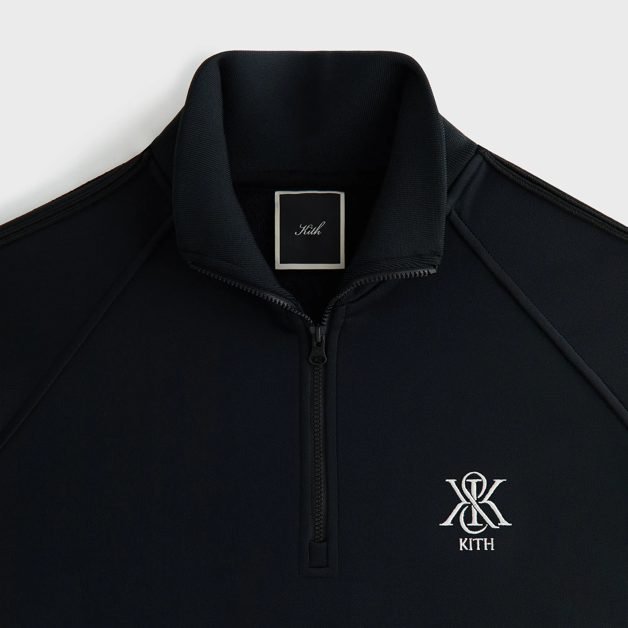 product formal casual balance product warranty Kith Women Everly Tricot Track Quarter Zip - Black