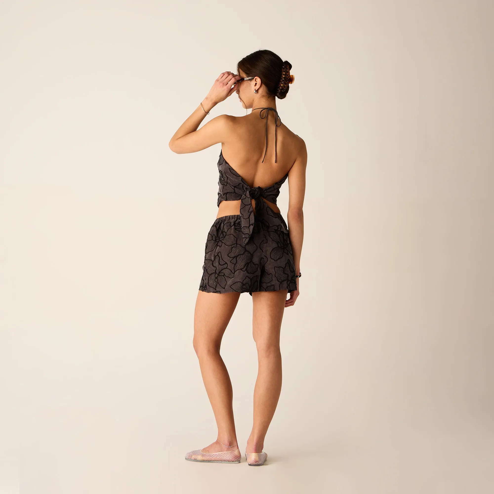 Kith Women Kumi Floral Embroidered Halter - Incognito explosion proof