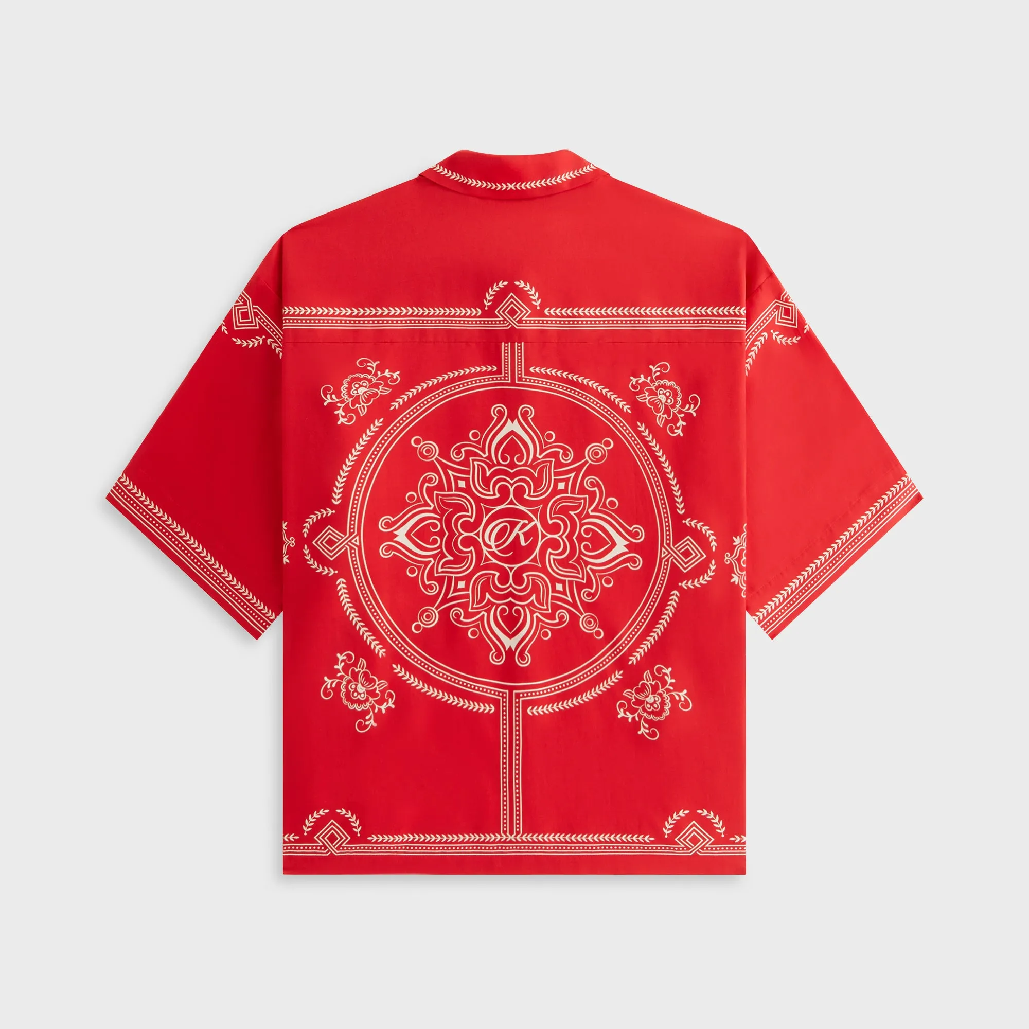 Hooded Option Summer Outfit Kith Women Mari Medallion Shirt - Fame