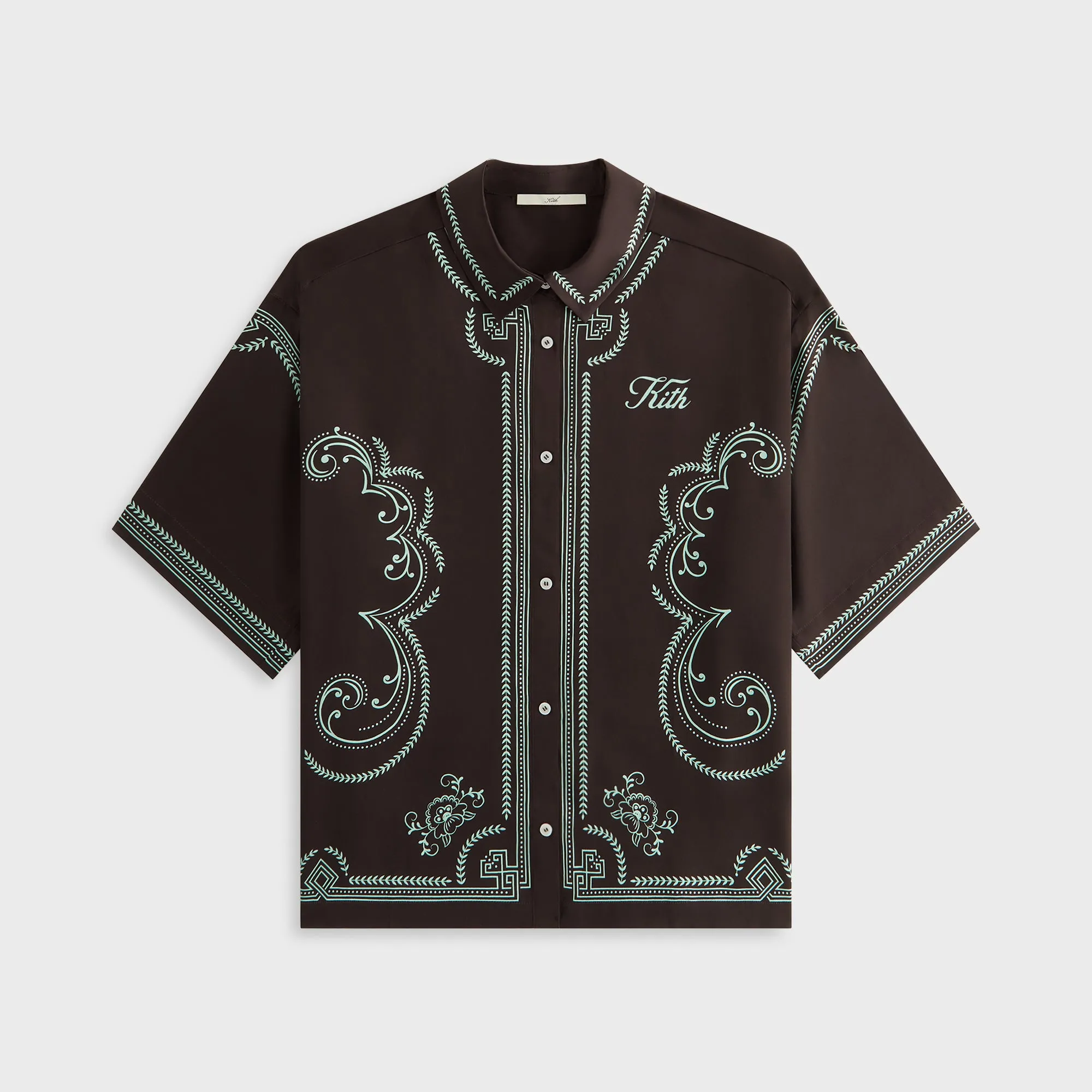 Kith Women Mari Medallion Shirt - Incognito Versatile Style youth trend