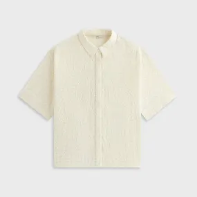 Kith Women Mari Paisley Gauze Shirt - Waffle Layered Design tall size