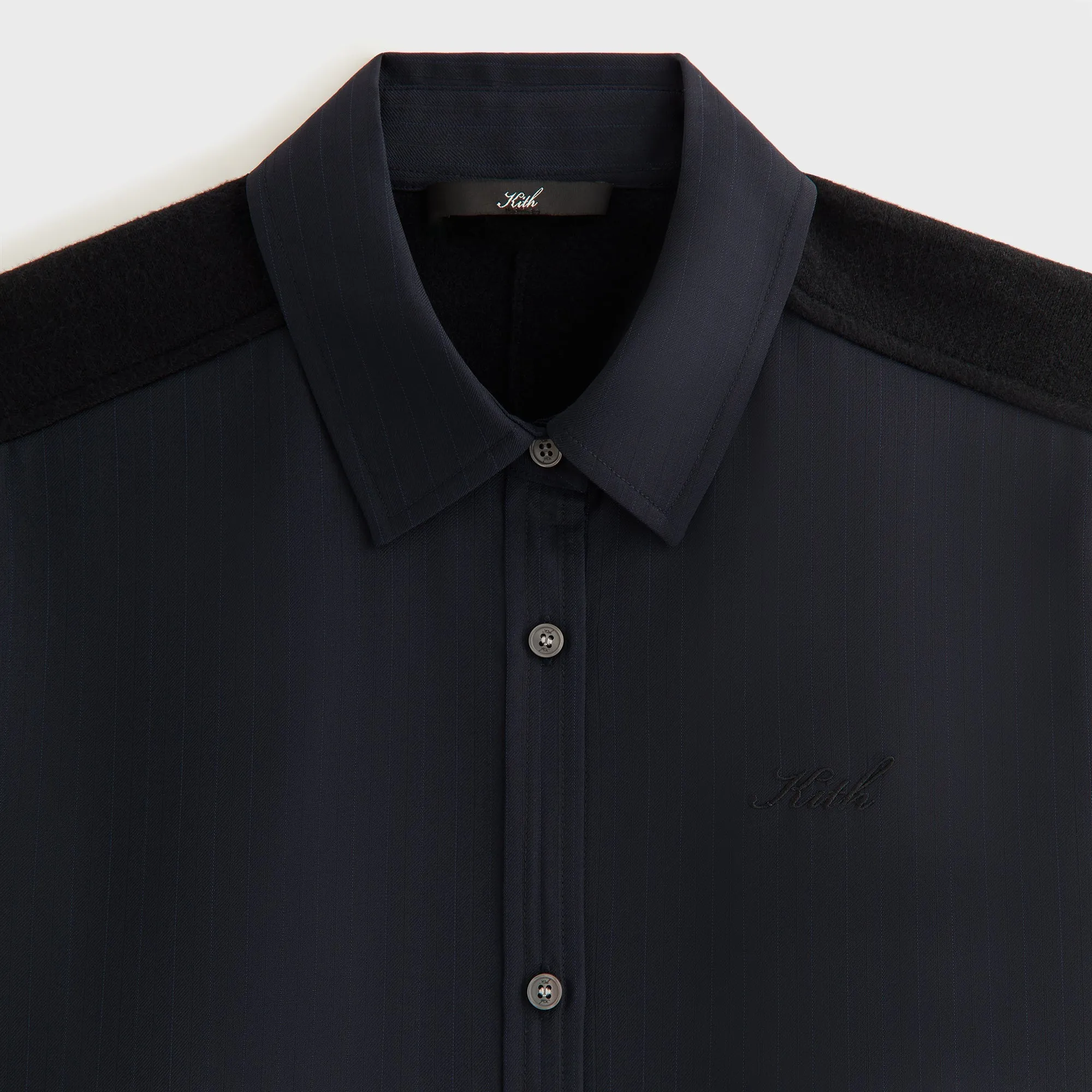 Kith Women Ora III Sweater Shirt - Black Unstructured Shoulder Anti Static Treatment