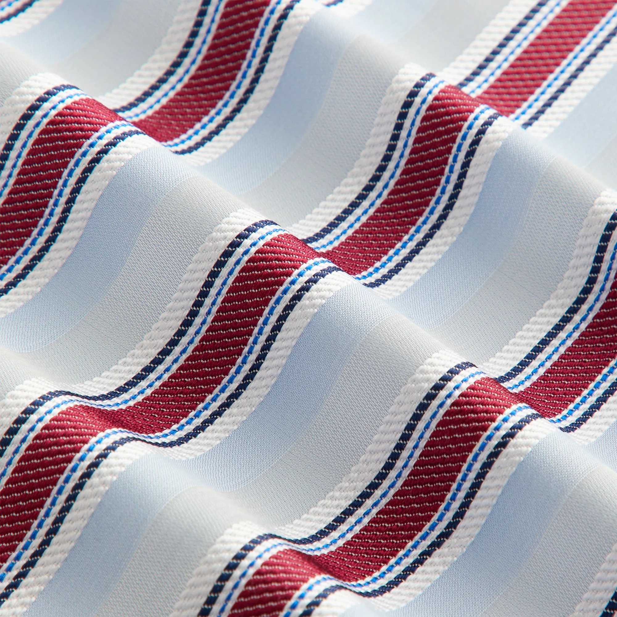 Non Static Finish Kith Women Sidney Stripe Asymmetrical Shirt - Tin