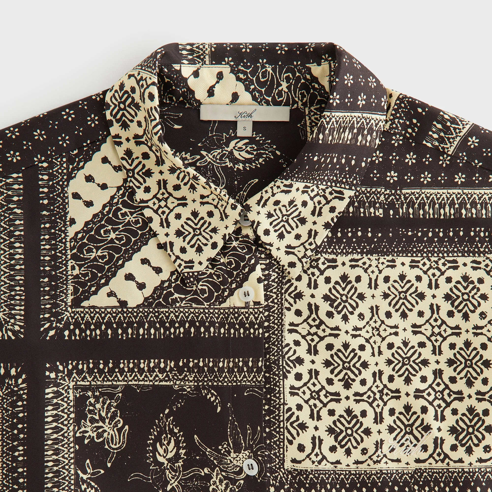 Kith Women Siena Batik Block Print Shirt - Incognito Gym Companion