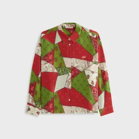 Kith Women Siena Patchwork Print Shirt - Kyoho Reinforced Collar