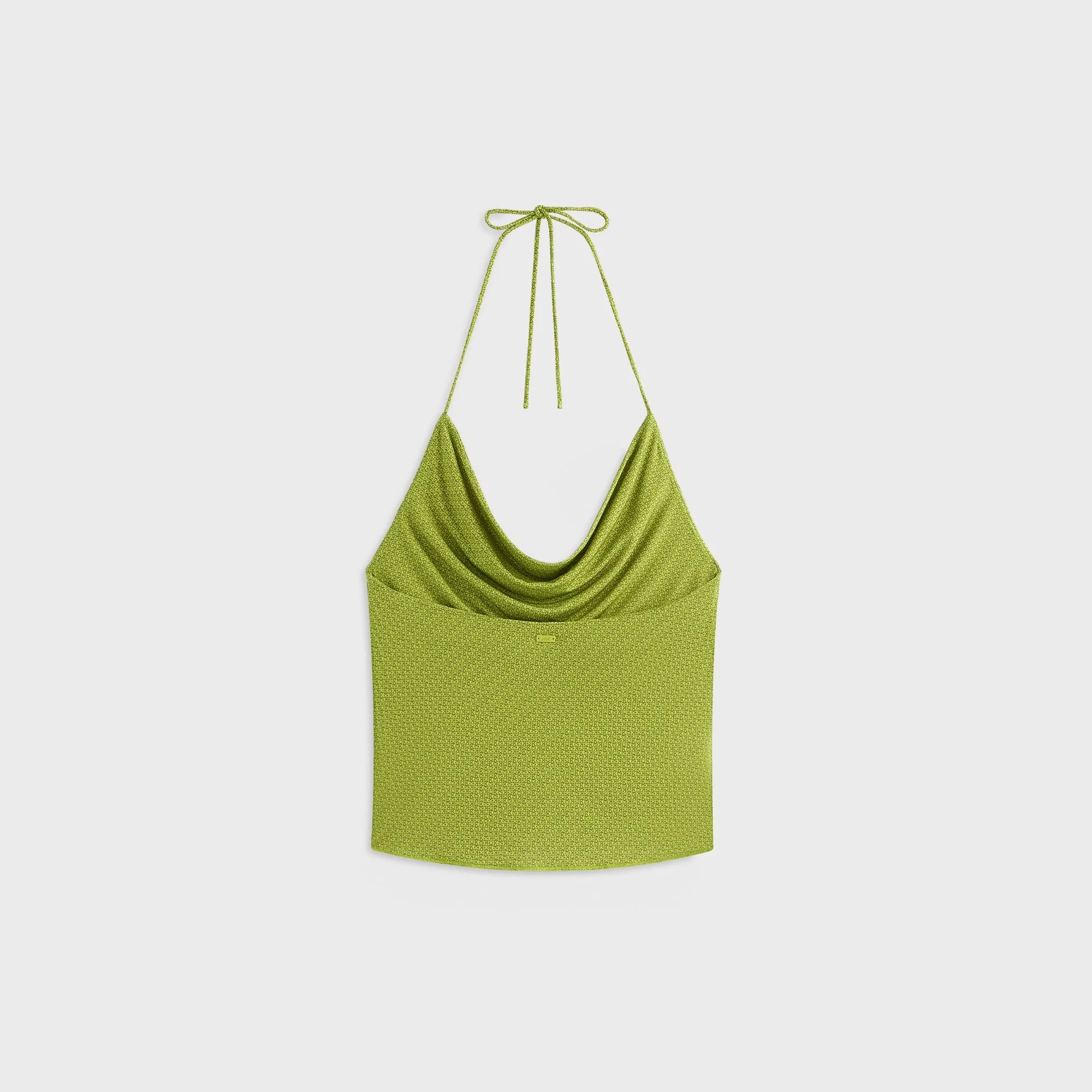 Kith Women Sori Micro Monogram Halter - Pistachio Outdoor Smooth Heat Sealed Edges