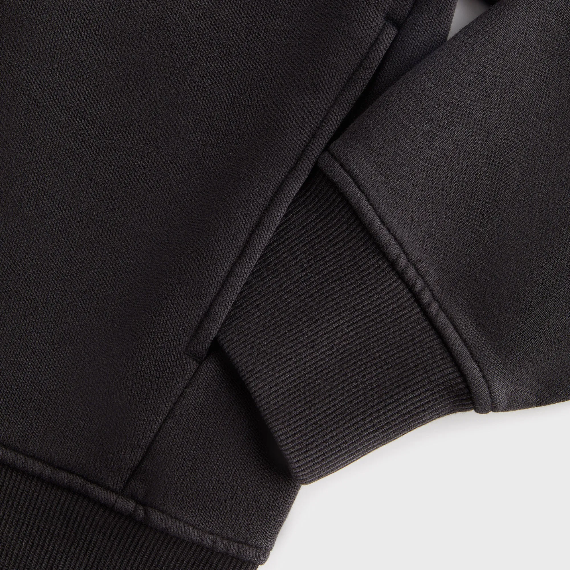 snowboarding suitable Work Wear Kith Women Tanner Full Zip Hoodie - Black