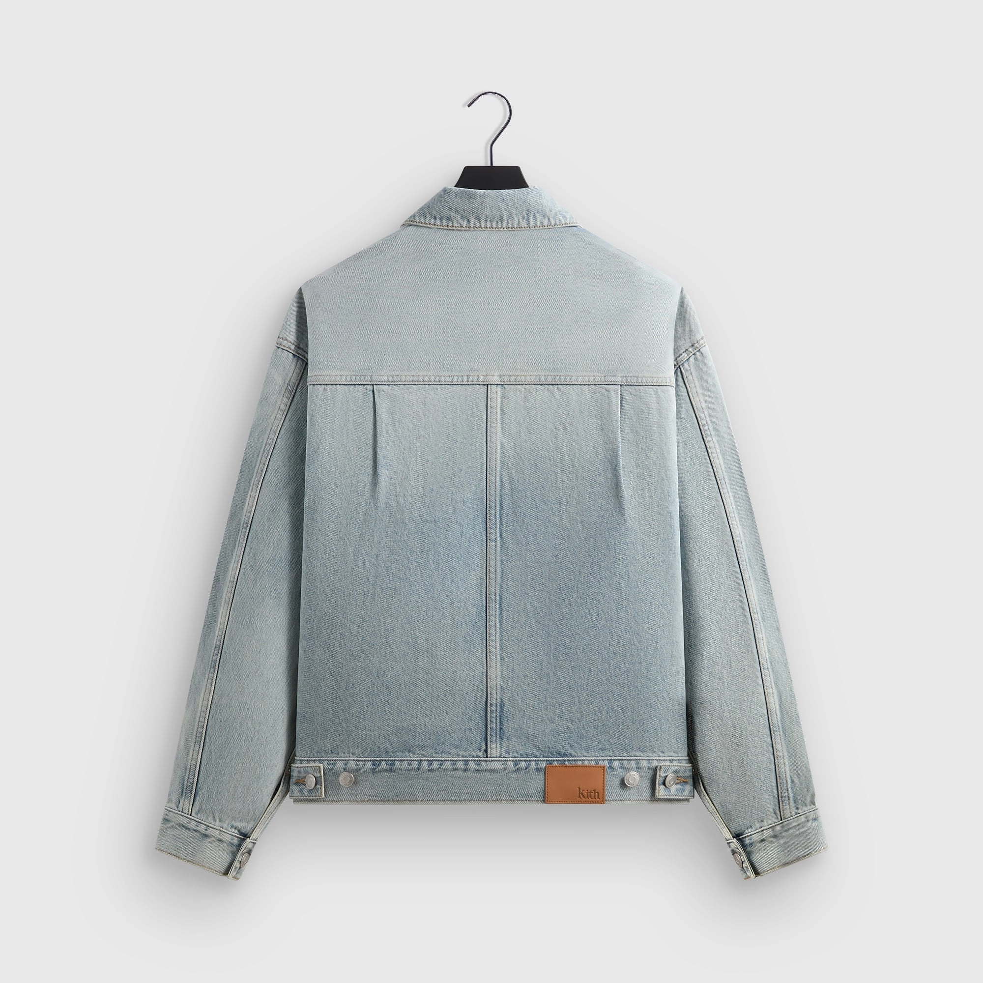 Kith Alonzo Denim Jacket - Light Indigo Reflective accents Pastel Shade