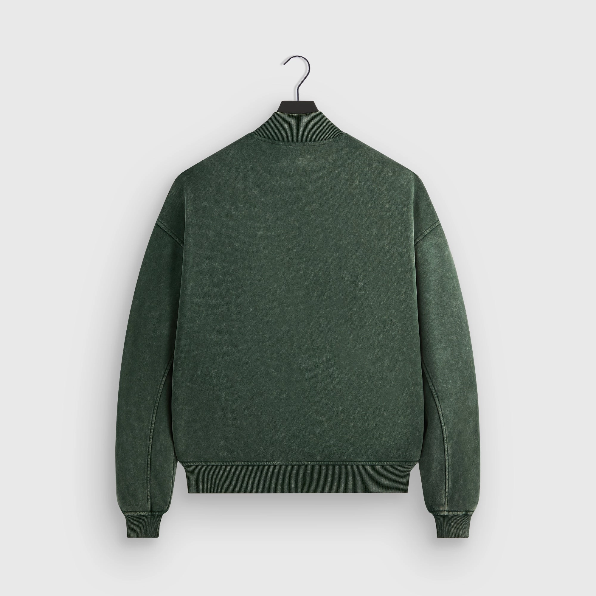 Kith Antique Wash Avery Bomber Jacket - Stadium Seamless Shoulder Design