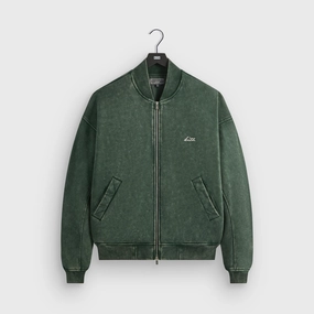 High Visibility Trims Durable Double Stitching Kith Antique Wash Avery Bomber Jacket - Stadium