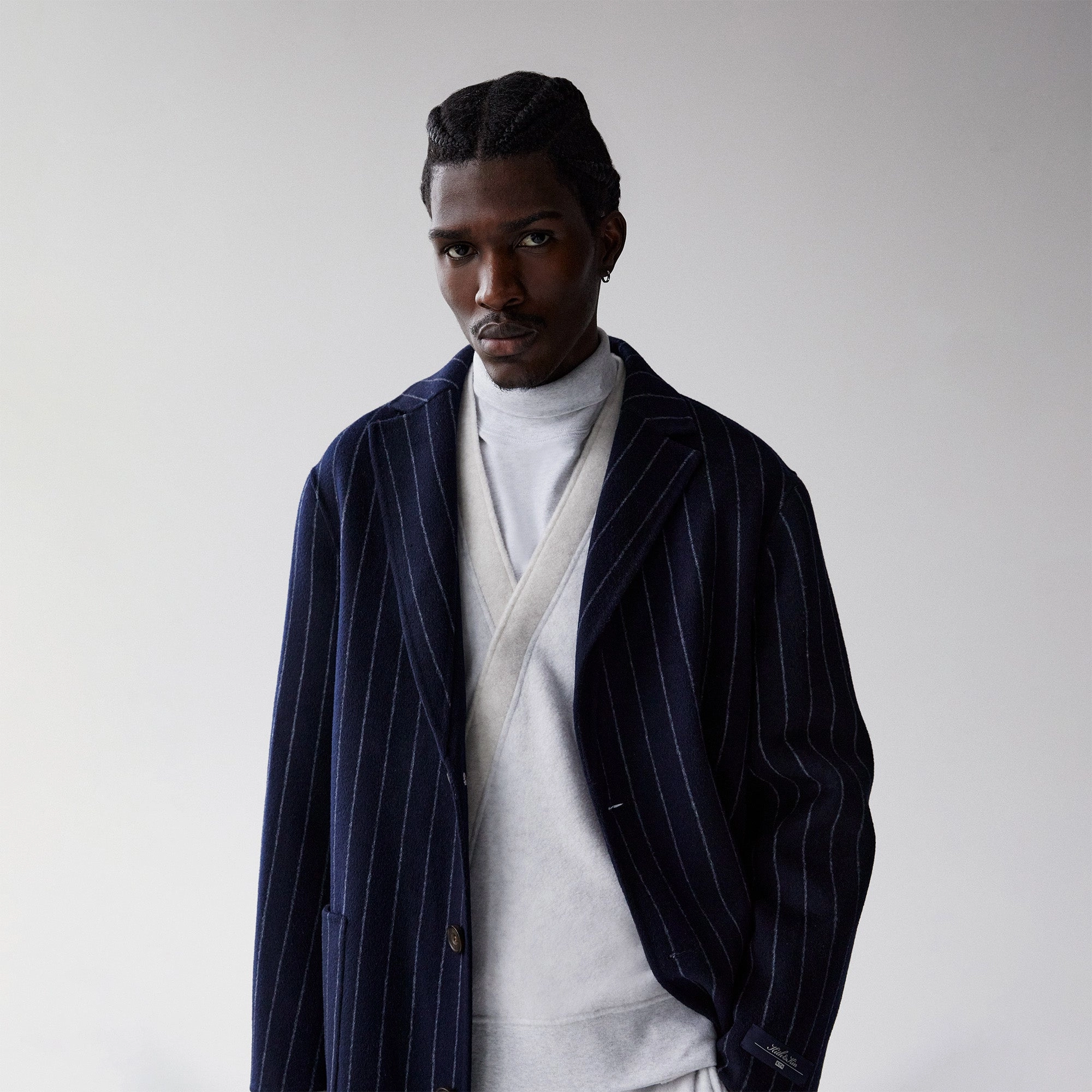 Reflective accents Comfort Flex Fit Kith Bergen Car Coat - Nocturnal