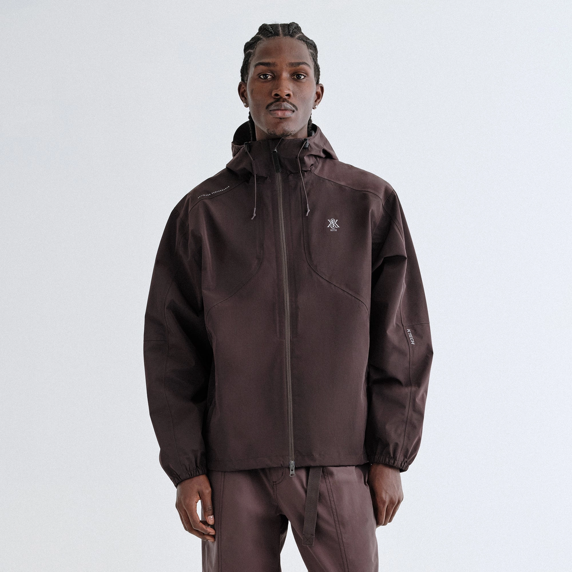Kith Bonded Nylon Bolt Jacket - Kindling Rainy Day Option