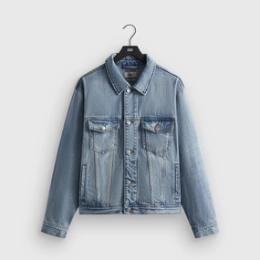 WeatherproofZipper Kith Centre Denim Jacket - Light Indigo