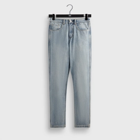 Active Fit Relaxed Design Kith Centre Straight Jean - Light Indigo