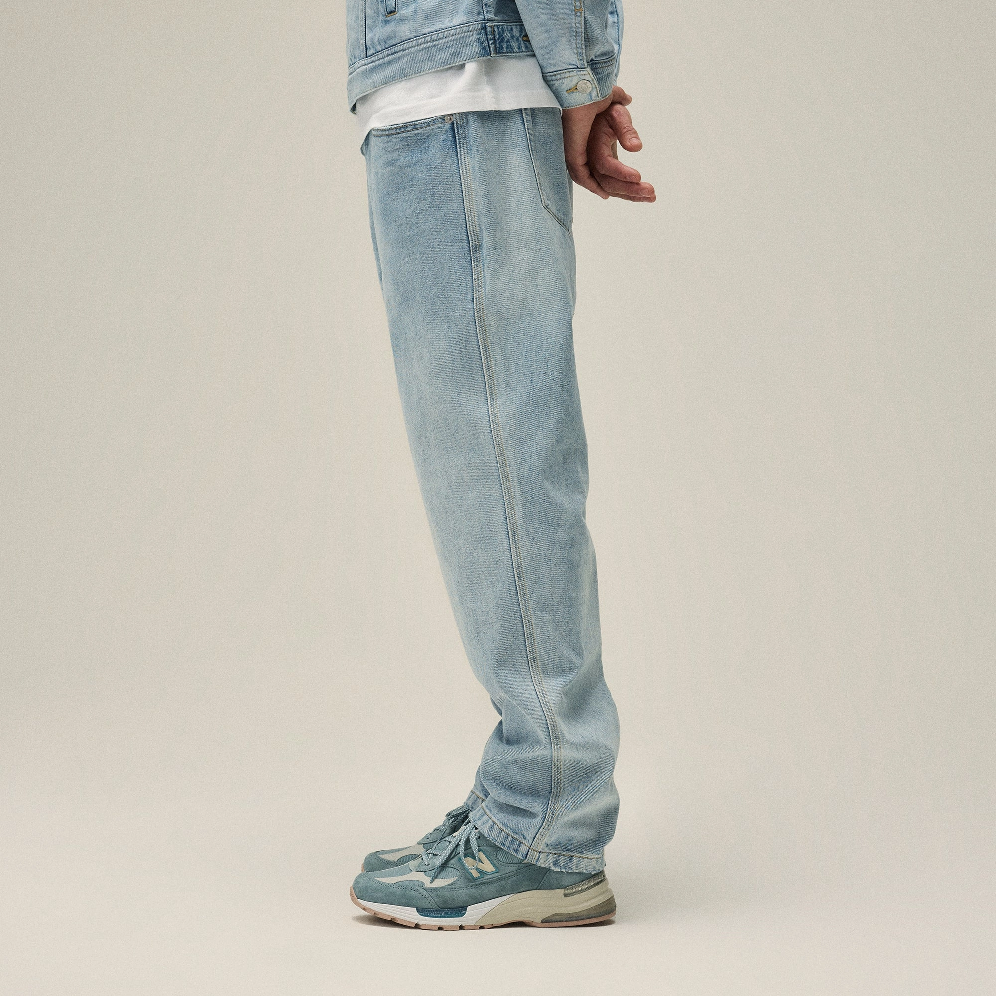 Chilly Wear Kith Centre Straight Jean - Light Indigo
