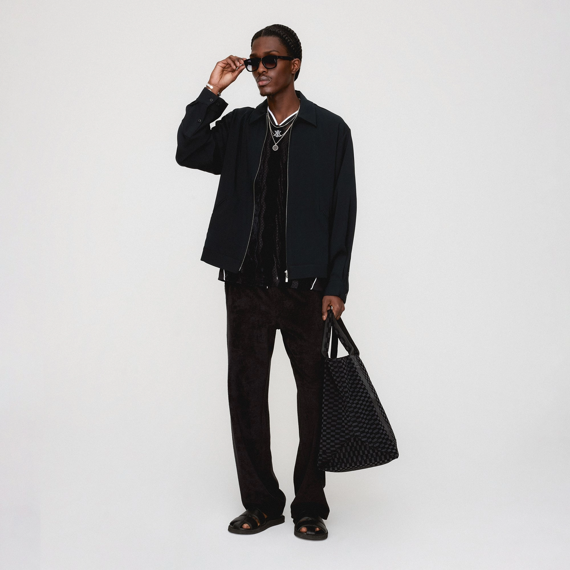 mesh ventilation Thermo Regulating Fabric Kith Connor Blouson Jacket - Black