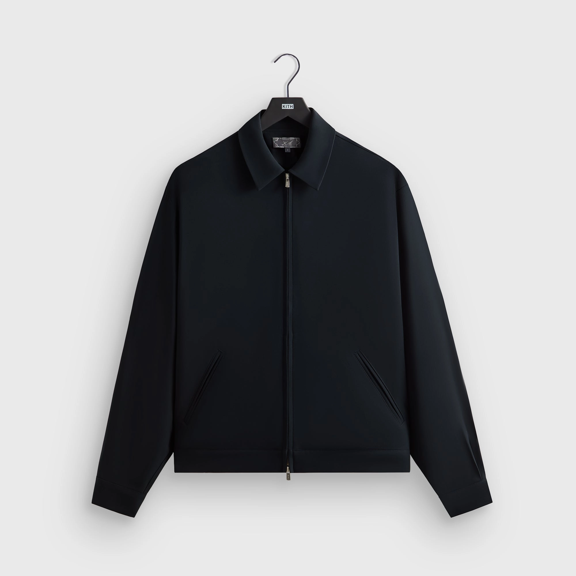 Sleek Casual Kith Connor Blouson Jacket - Black