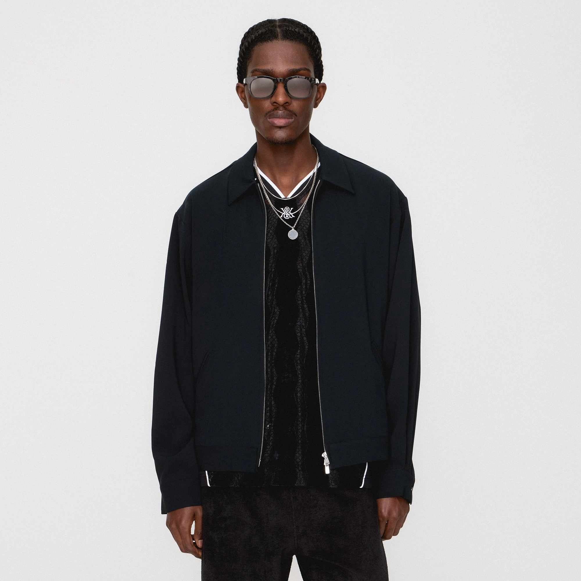 Multi Layer Option Kith Connor Blouson Jacket - Black