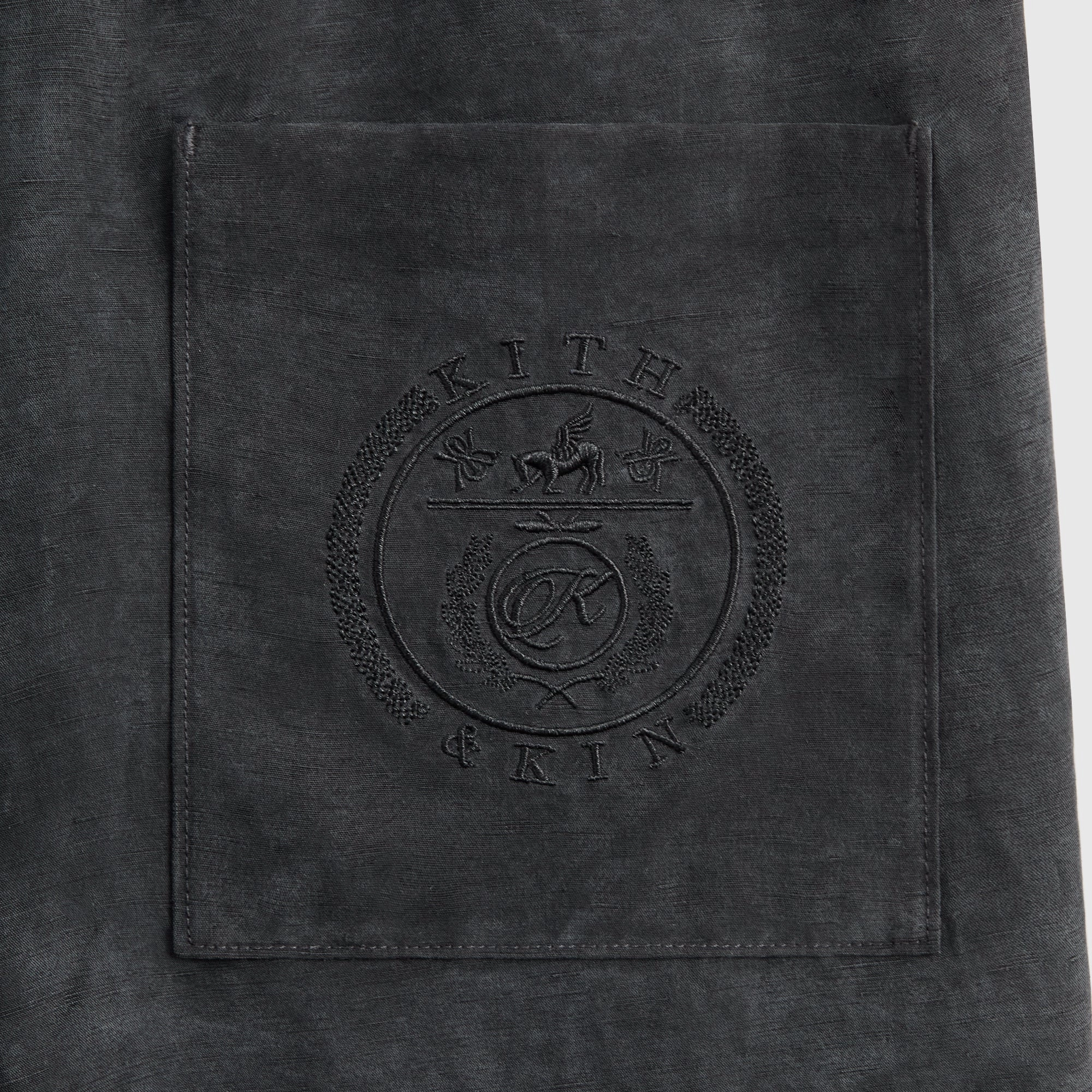 All-day Comfort Soft Stretch Kith Cupro Linen Grayson Pant - Black