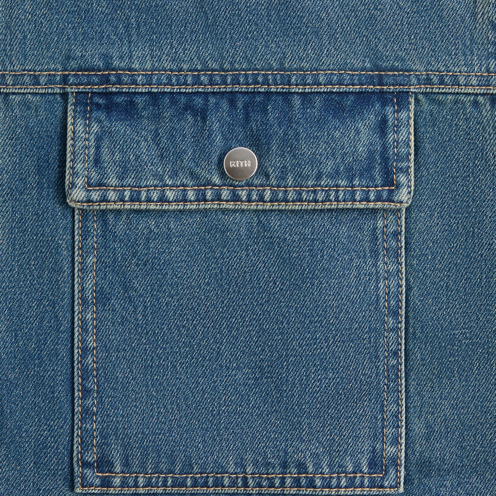 Nylon Cover Kith Denim Apollo Shirt Jacket - Luka Wash