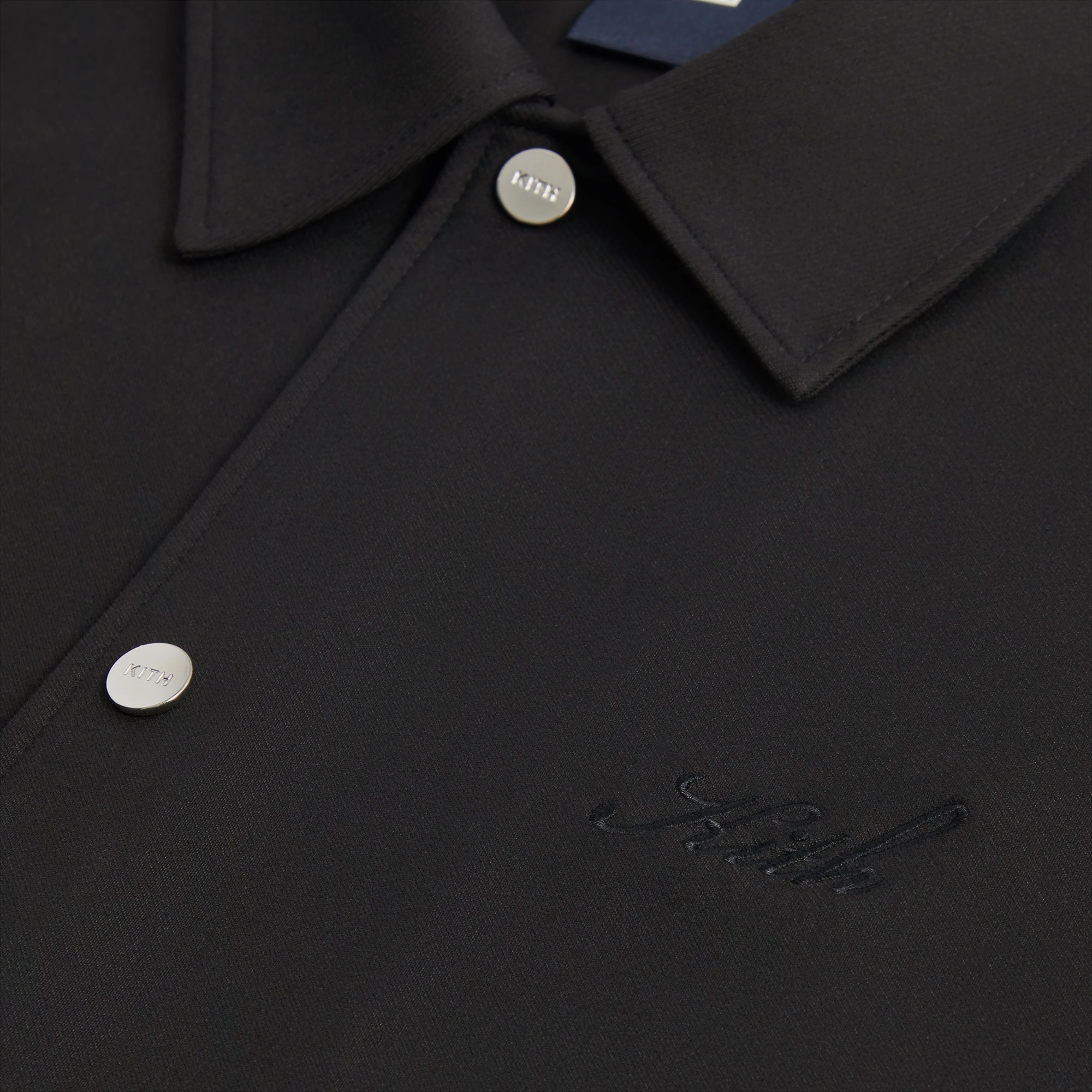 Kith Double Weave Coaches Jacket - Black Weekend Ready Look